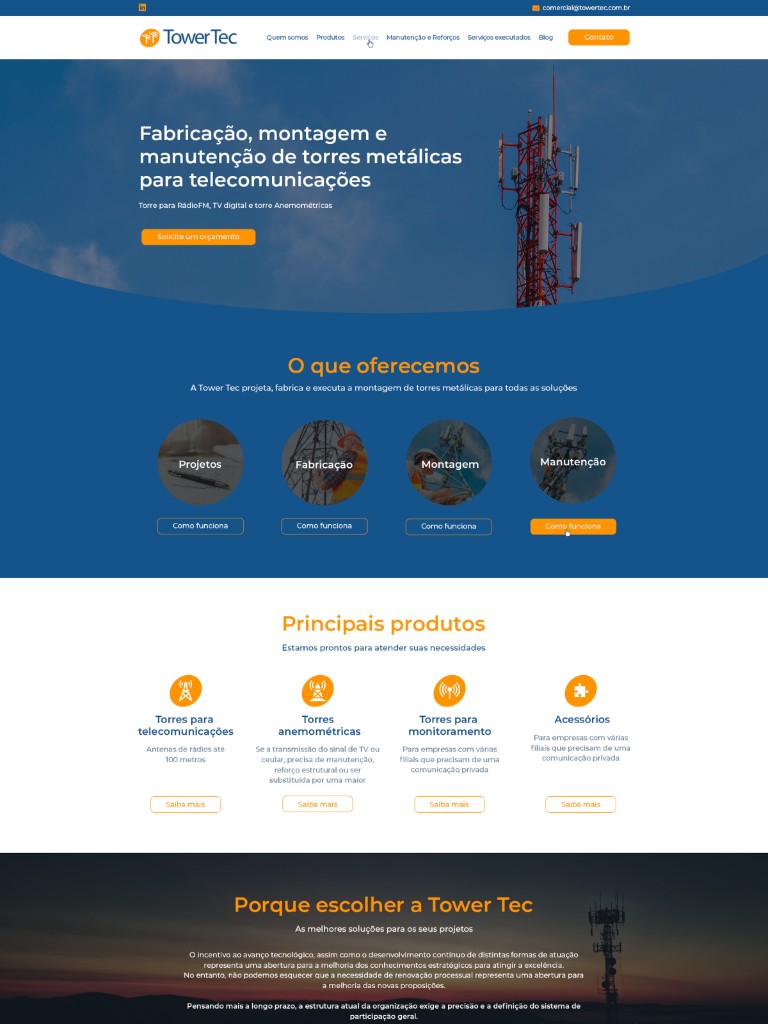 Preview de landing page